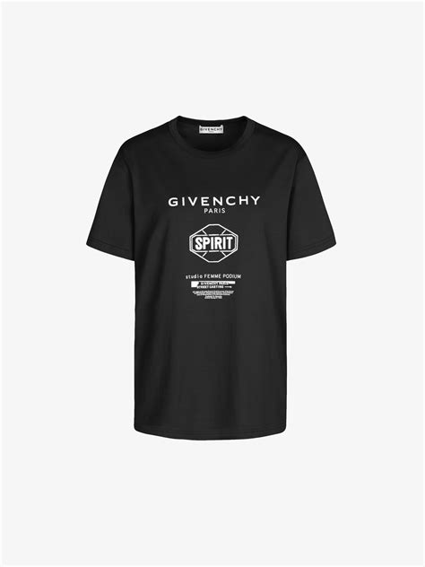 givenchy spirit t shirt|givenchy t shirt women.